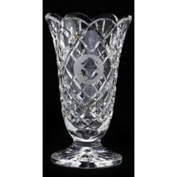 Waterford Crystal Vase 1991 75th Years Of Excellence Limited Edition 8.5" Tall - Picture 1 of 10